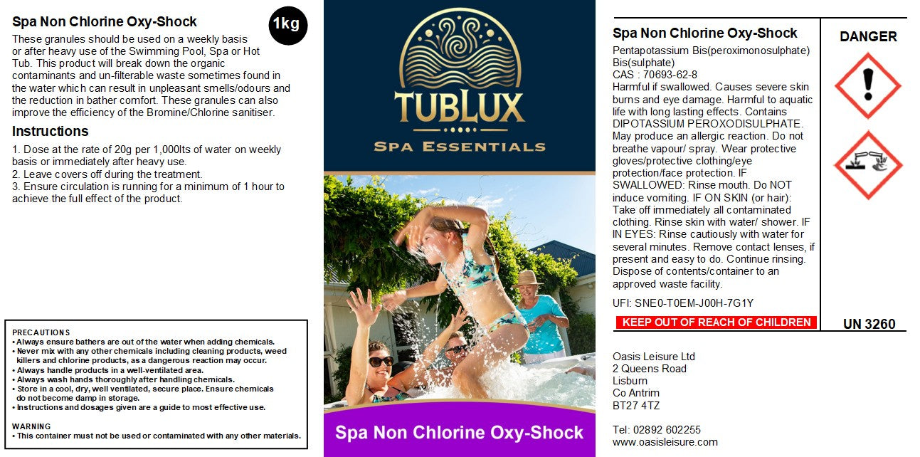 TubLux Non Chlorine Oxy-Shock