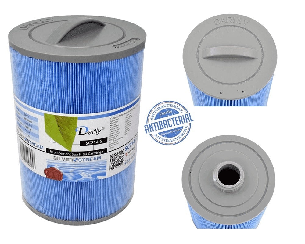 SC714-S SilverStream Antibacterial Spa Filter / UNICEL: 6CH-940 / PLEATCO PWW50